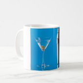 Martini en een shaker koffiemok (Voorkant links)