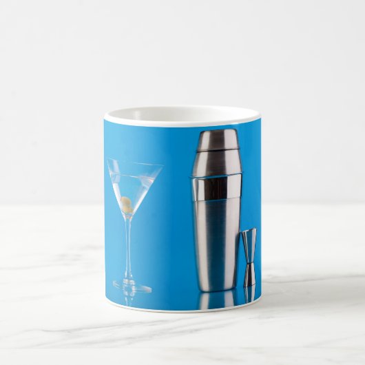 Martini en een shaker koffiemok (Center)