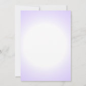 Martini en harten Verloving Paarse Kaart (Achterkant)