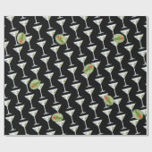 Martini en Oliving Cadeaupapier (Vlak)