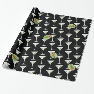 Martini en Oliving Cadeaupapier