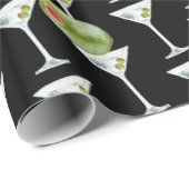 Martini en Oliving Cadeaupapier (Rol Hoek)