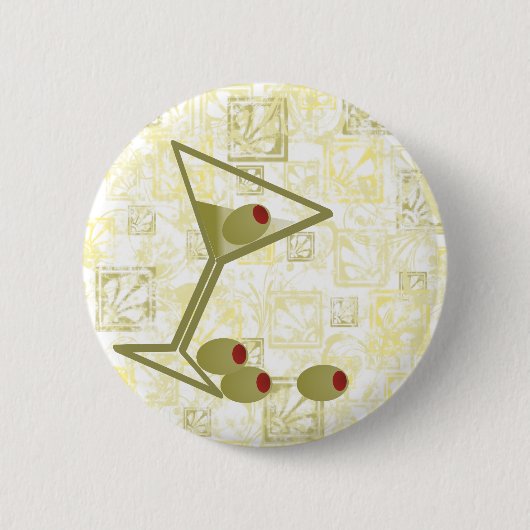Martini en Oliving Ronde Button 5,7 Cm (Voorkant)