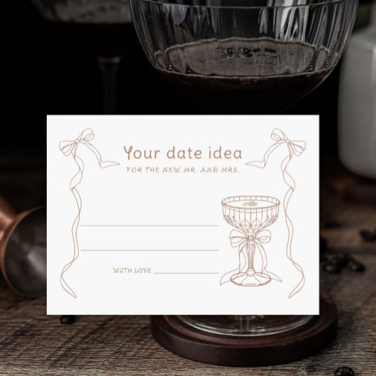 Martini Espresso Jouw Date Idee Bruidsfeest Informatiekaartje