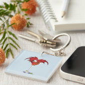 Martini Fantasy Red Dragon Business Logo Sleutelhanger (Voorkant Rechts)
