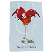 Martini Fantasy Rode Draak Medium Cadeauzakje (Voorkant)