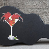 Martini Fantasy Rode Draak Sticker