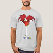Martini Fantasy Rode Draak T-shirt (Voorkant)