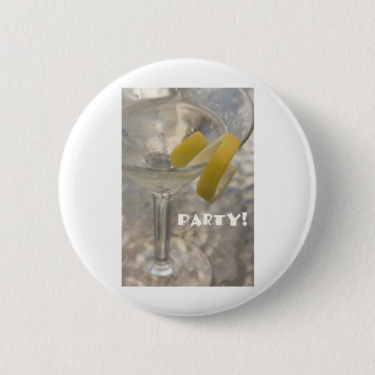 MARTINI FEEST! RONDE BUTTON 5,7 CM (Voorkant)