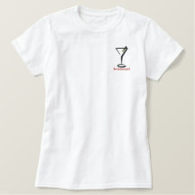 Martini Gepersonaliseerd Geborduurd Shirt