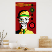 Martini Gin niet Poster (Keuken)