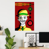 Martini Gin niet Poster (Thuiskantoor)