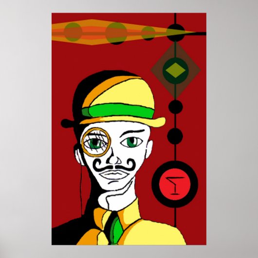 Martini Gin niet Poster (Voorkant)