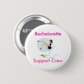 martini_girl, Bachelorette, ondersteunend personee Ronde Button 5,7 Cm (Voorkant /achterkant)