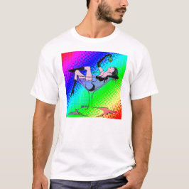 Martini Girl Pop Art van C. Higby T-shirt