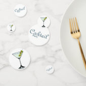 Martini Glas Cocktailfeest Tafelconfetti Confetti (Groep)