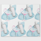 Martini glas en Shaker Cadeaupapier (Vlak)