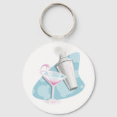 Martini glas en Shaker Sleutelhanger (Achterkant)