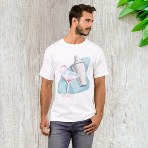 Martini glas en Shaker T-shirt