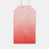 Martini Glas Spilling Kerstmis Glitter Party Cadeaulabel (Achterkant)