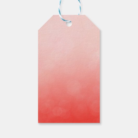 Martini Glas Spilling Kerstmis Glitter Party Cadeaulabel (Achterkant)