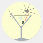 Martini Glas Stickers (Voorkant)