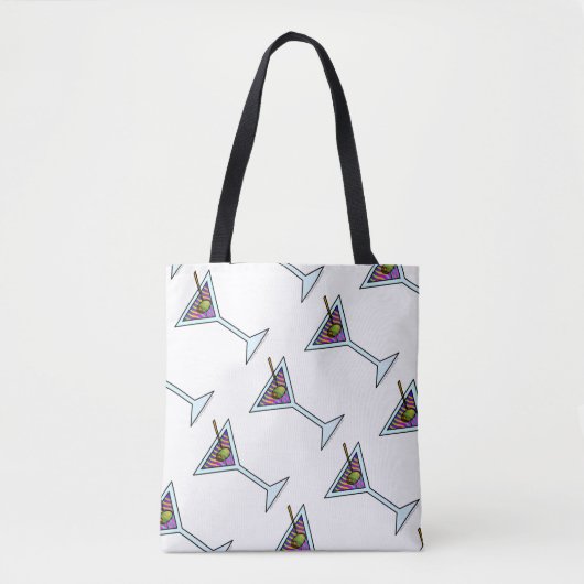MARTINI GLAS TOTE BAG (Voorkant)