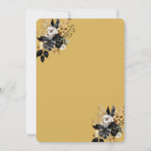 Martini Glas Zwart Rozen Brunch & Bubble Kaart (Achterkant)