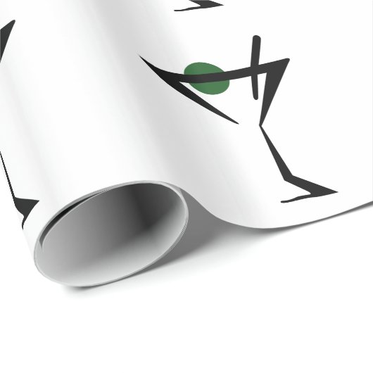 Martini Glass Cadeaupapier (Rol Hoek)