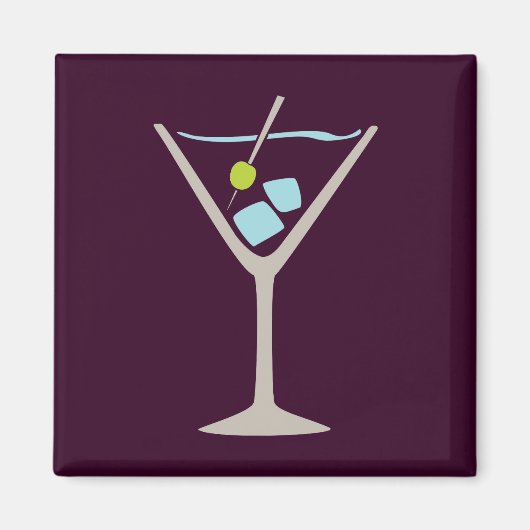 Martini Glass Magneet (Voorkant)