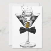 Martini Glass Mans om het even welk Aantal de Part Kaart (Voorkant)