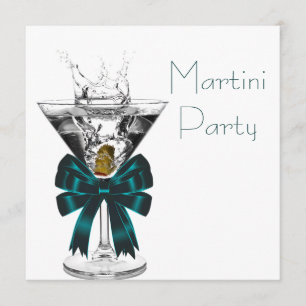 Martini Glass Martini Party Uitnodigingen