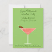 Martini Glass met Olife Invitation Kaart (Voorkant)
