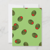 Martini Glass met Olife Invitation Kaart (Achterkant)