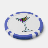 MARTINI GLASS POKERCHIPS (Enkel)