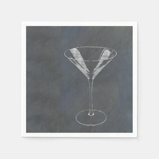 Martini Glass Servet (Voorkant)