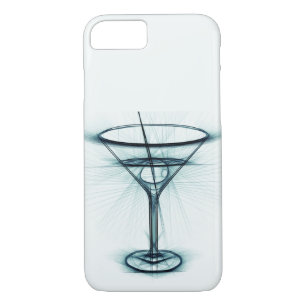 Martini Glass Sketch iPhone 8/7 Hoesje