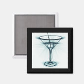 Martini Glass Sketch Magneet (Voorkant / Achterkant)