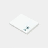 Martini Glass Sketch Post-it Notes (Schuin)