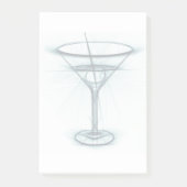 Martini Glass Sketch Post-it® Notes (Voorkant)