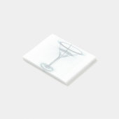 Martini Glass Sketch Post-it® Notes (Schuin)