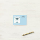 Martini Glass Sketch Post-it® Notes (Op bureau)