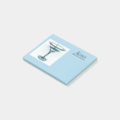 Martini Glass Sketch Post-it® Notes (Schuin)