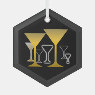 Martini Glasses Design Ornament