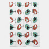 Martini glazen keukenhanddoek (Verticaal)