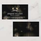 Martini Glazen Klinken Visitekaartje (Voorkant / Achterkant)