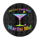 MARTINI. Glazen snijborden Snijplank (Voorkant)