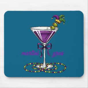 Martini Gras Baby Vrouwen Meisjes Grafische Kunst Muismat