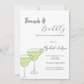 Martini Green Lemon Brunch & Bubbly Kaart (Voorkant)