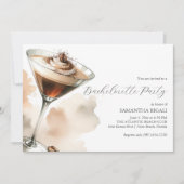 Martini Horizontale Bachelorette Uitnodigingen (Voorkant)